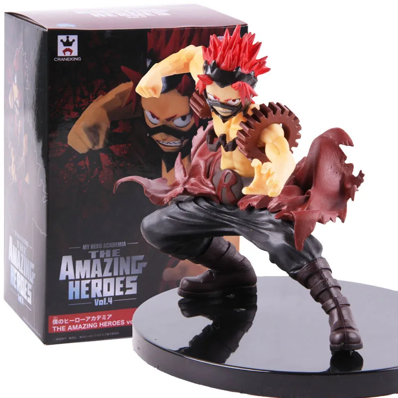 My Hero Academy The Amazing Heroes Vol.4 Kirishima Eijiro фигурка ПВХ фигурка Коллекционная модель игрушки - Цвет: with colorful box