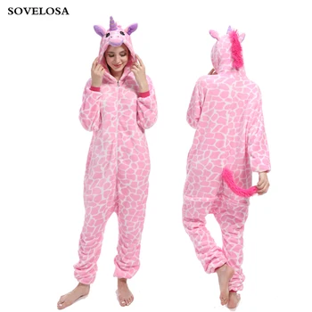 

Winter Animal Sleepwear Unicorn Pajamas Onesie Sets Kigurumi Unicornio Women Men Unisex Adult Flannel Onesies for Adults Pyjamas