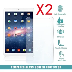 2Pcs Tablet Tempered Glass Screen Protector Cover for Onda V819i / V819 4G 8 Inch Eye Protection Anti-Fingerprint Tempered Film