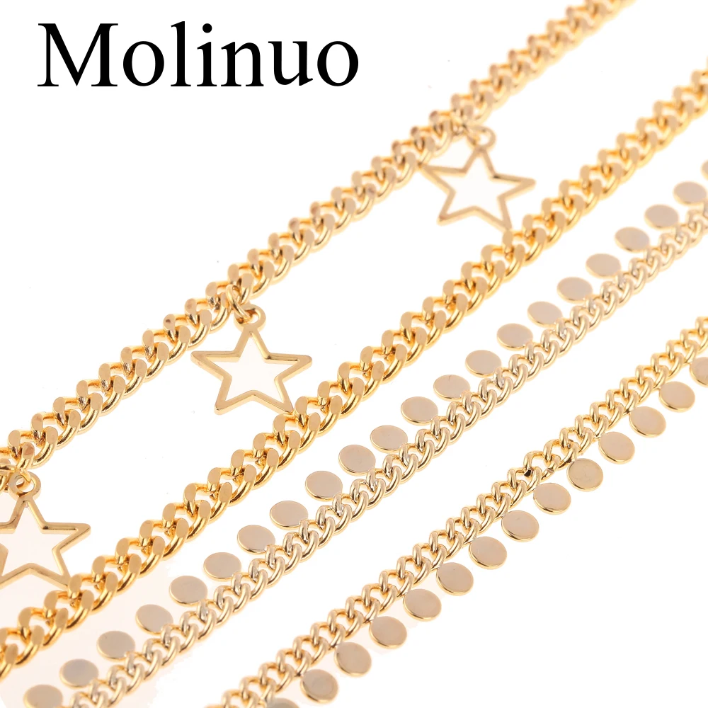 Molinuo, новинка, модное ожерелье на цепочке, различные варианты, подарок на день рождения, вечерние, свадебные, Обручальные, юбилейные, одежда и отправка друзьям