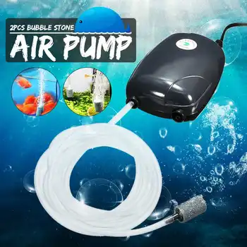 

Ultra-Silent Aquarium Air Pump Large Air Output 2 Holes Fish Tank Increasing Oxygen Pump Air Compressor Accessories