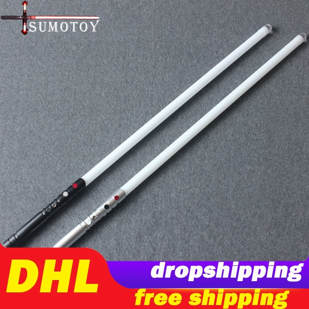 YDD PlUS Lightsaber Luminous Toys Jedi Silver Black Series Skywalker LightSaber 100cm Metal Handle Changing Sound FOC Hard Blade YDD PlUS Lightsaber Luminous Toys Jedi Silver Black Series Skywalker LightSaber 100cm Metal Handle Changing Sound FOC Hard Blade