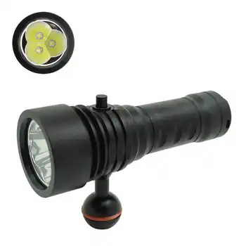 

Powerful XML L2 Waterproof Led Dive Flashlight 18650 4 Modes Diving Torch Underwater Photography Fill Light for Hunting