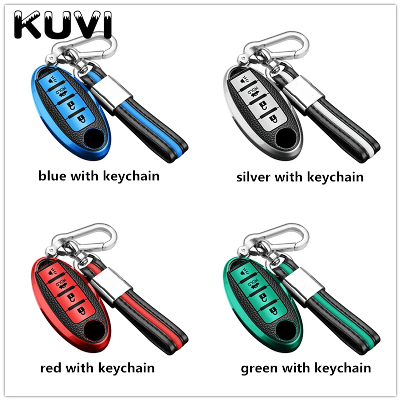 Car Remote Key Case Cover For Nissan Rogue Xtrail T32 T31 Qashqai J11 J10 Kicks Tiida Pathfinder Murano Juke Versa Note Infiniti - - Racext™️ - - Racext 25