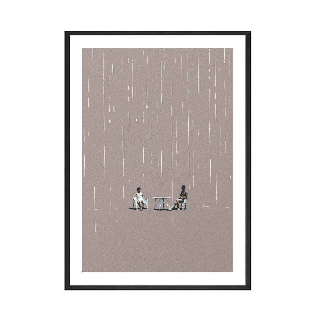 Abstract-Sugar-Bath-Snow-Foot-Print-On-Wedding-Dress-Canvas-Painting-Wall-Art-Image-Poster-Fun (6)