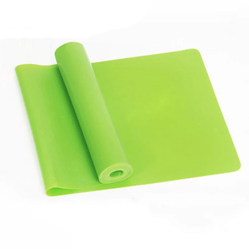 Green Latex Strength Training Sport Fitness Exercise Resistance Bands Elastic Band Strength Training Band - Цвет: Green