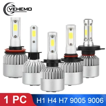 1 шт. H4 светодиодный Автомобильный свет H7 H11 H1 H3 H8 H9 HB4 9006 HB3 9005 H10 светодиодный фар супер яркий светодиодный 6000K 4000LM 36W Canbus лампада