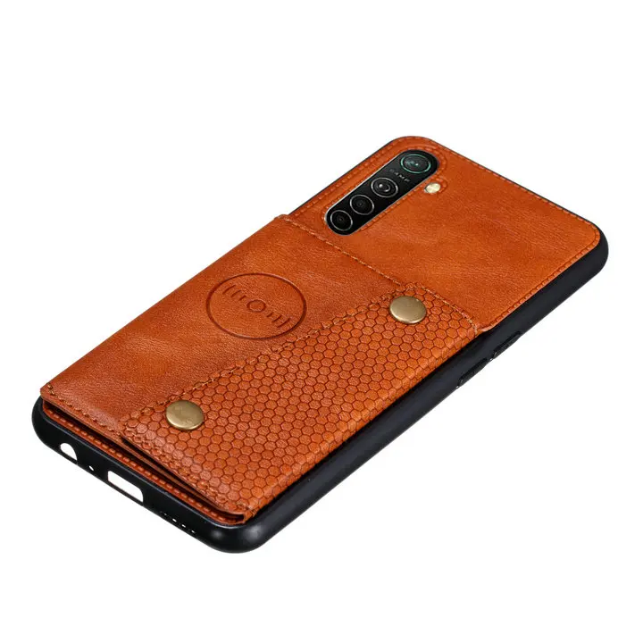 Кожаный чехол Realme X2 XT 5 Pro Q со слотом для карт, бампер из ТПУ для Oppo Realme 5 Pro, чехол Real Me 3 Pro X 2 T 2X TX, противоударный флип-чехол