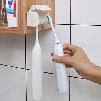

2Pcs Electric Toothbrush Holder Wall Mount 2-Head Anti-dust Toothbrush Holder with Germ Protecting Cover Bathroom Accessories A3