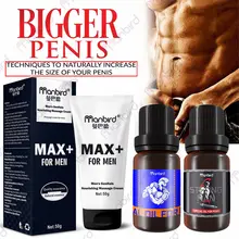 2Pcs Penis Enlargement Cream Aphrodisiac Pills Erection Products Herbal Increase Dick Thicken Growth Oil Effective Sex Products