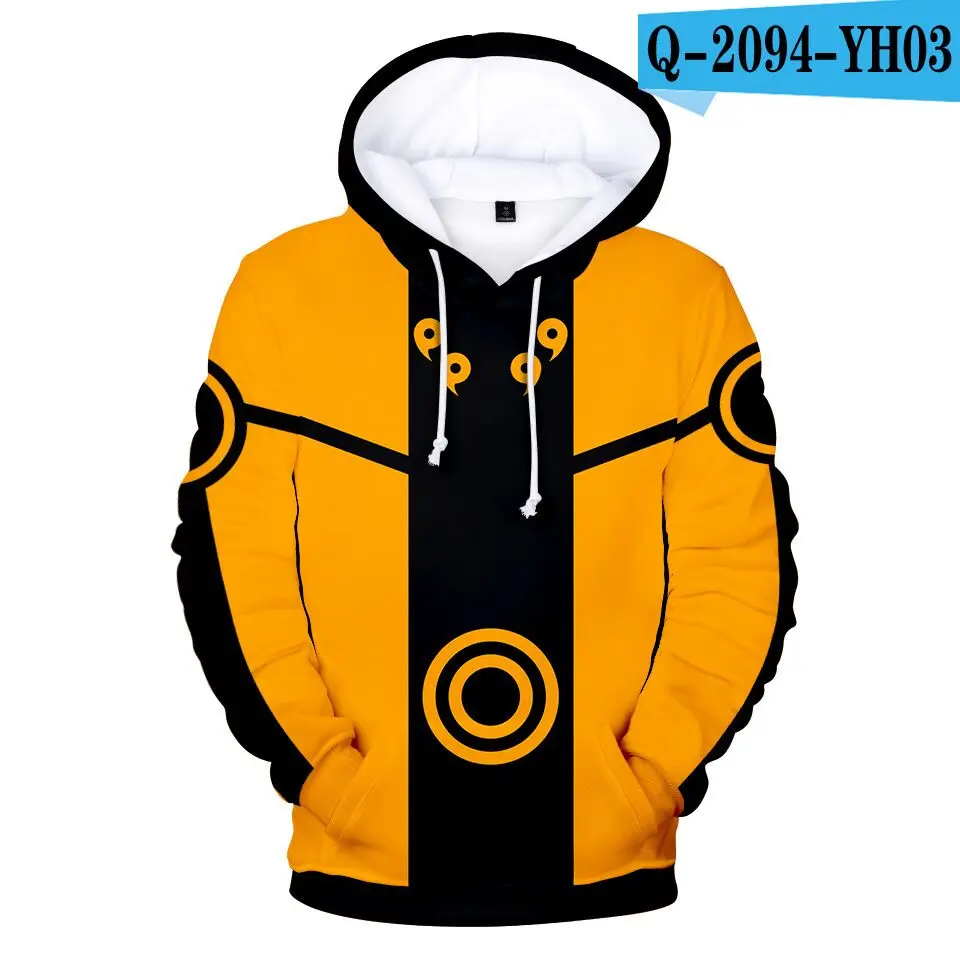 childen 3D Naruto Anime boy/gril Hoodies Sweatshirts 3D Print Popular Streetwear Hooded Spring/Autumn Pullovers Boys Coat - Цвет: color at picture