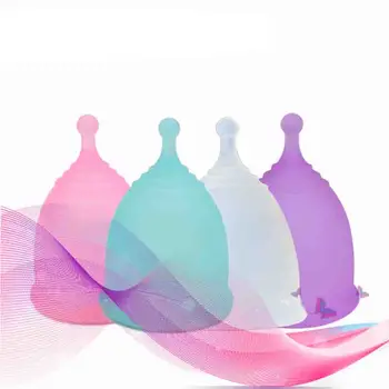 

1pcs Menstrual Cup Medical Silicone Feminine Hygiene Women Period Cup Silicone Reusable Menstrual Cup