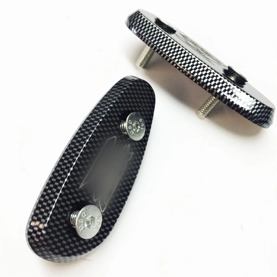 Aftermarket free shipping motorcycle part Mirror Block Off base Plates for Suzuki GSXR 600 750 1000 GSX-R 2001-2004 CARBON FIBER |