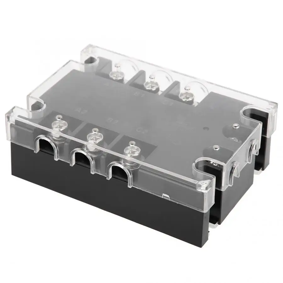 TSR-40AA-H 3-фазный 40A AC-AC твердотельные реле SSR Вход AC90-250V нагрузки AC24-480V Напряжение