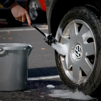 

3PCS Style Car Wheel Tire Rim Scrub Brush Washing Cleaner Vehicle Cleaning Tool Alloy Wheel Cleaning Brush