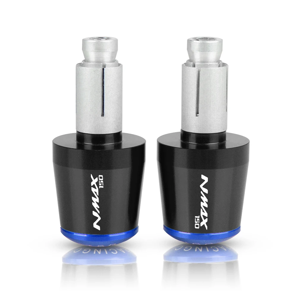 Black-Blue Аксессуары для мотоциклов 7/" 22 мм руль ручки для Yamaha NMAX N-MAX N MAX 150 NMAX150 - Цвет: Black-Blue