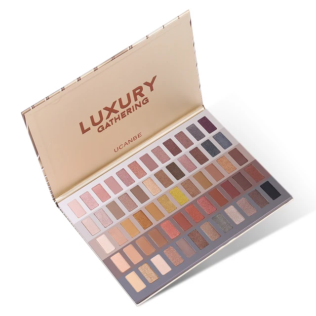 Ucanbe Luxury Gathering 60 Colors Neutral Eyeshadow Palette – All The  Beauties