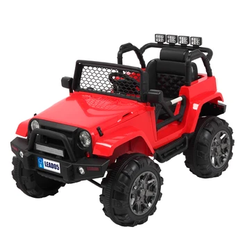

Children Jeep Dual Drive, 12V Battery Powered Vehicle for Kids with Remote Control, LED Lights, , Music,Horn