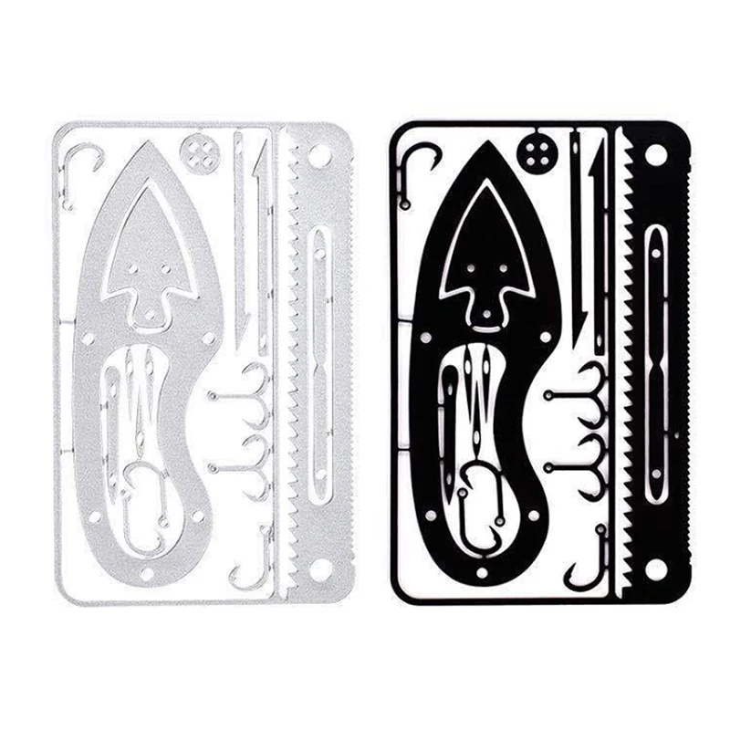 

Multifunction Fishing Hook Tool Card Multifunctional Fishing Gear Outdoor Fishing EDC Kit Fishing Hook Card Fishing Equipment