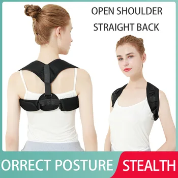 

Posture Corrector Adjustable Corset Adult Child Adjustable Upper Back Shoulder Support Spine Support Strap Correction