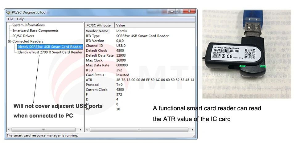 SAM/SIM/USB-stick Smart Card Reader MCR3500 Mini card reader Plug-in  (SIM-Sized) Card Reader - AliExpress