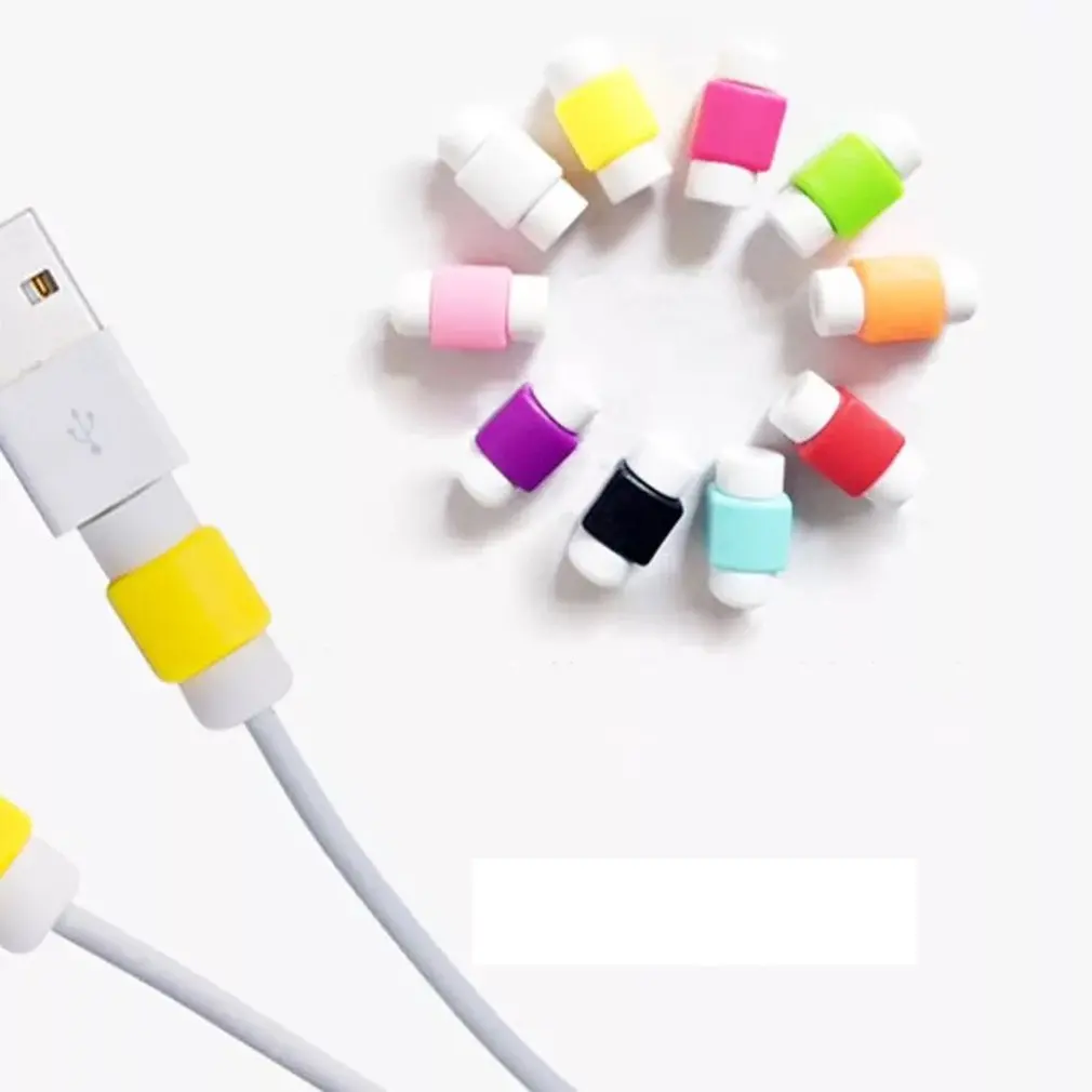 Высококачественный USB кабель для зарядки, защитный кабель для передачи данных, защитный Шнур для iphone 5 5s 6 6s 7 8 plus X