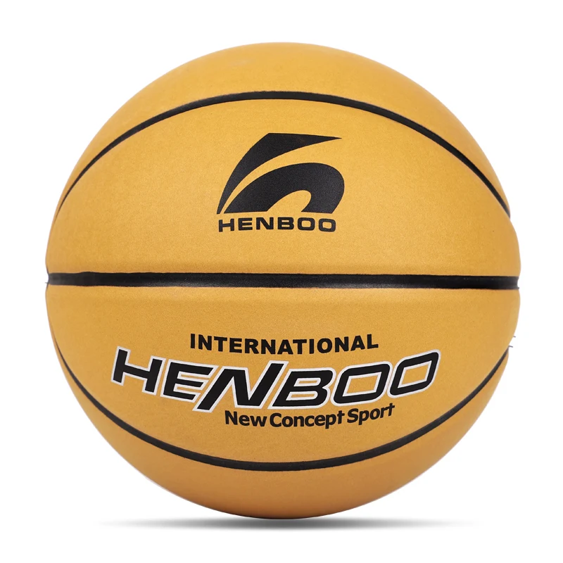 HENBOO 8Pieces Basketball Microfiber Leather High Quality Official Size 5 Standard Outdoor Indoor Sport Inflatable Ball 8112