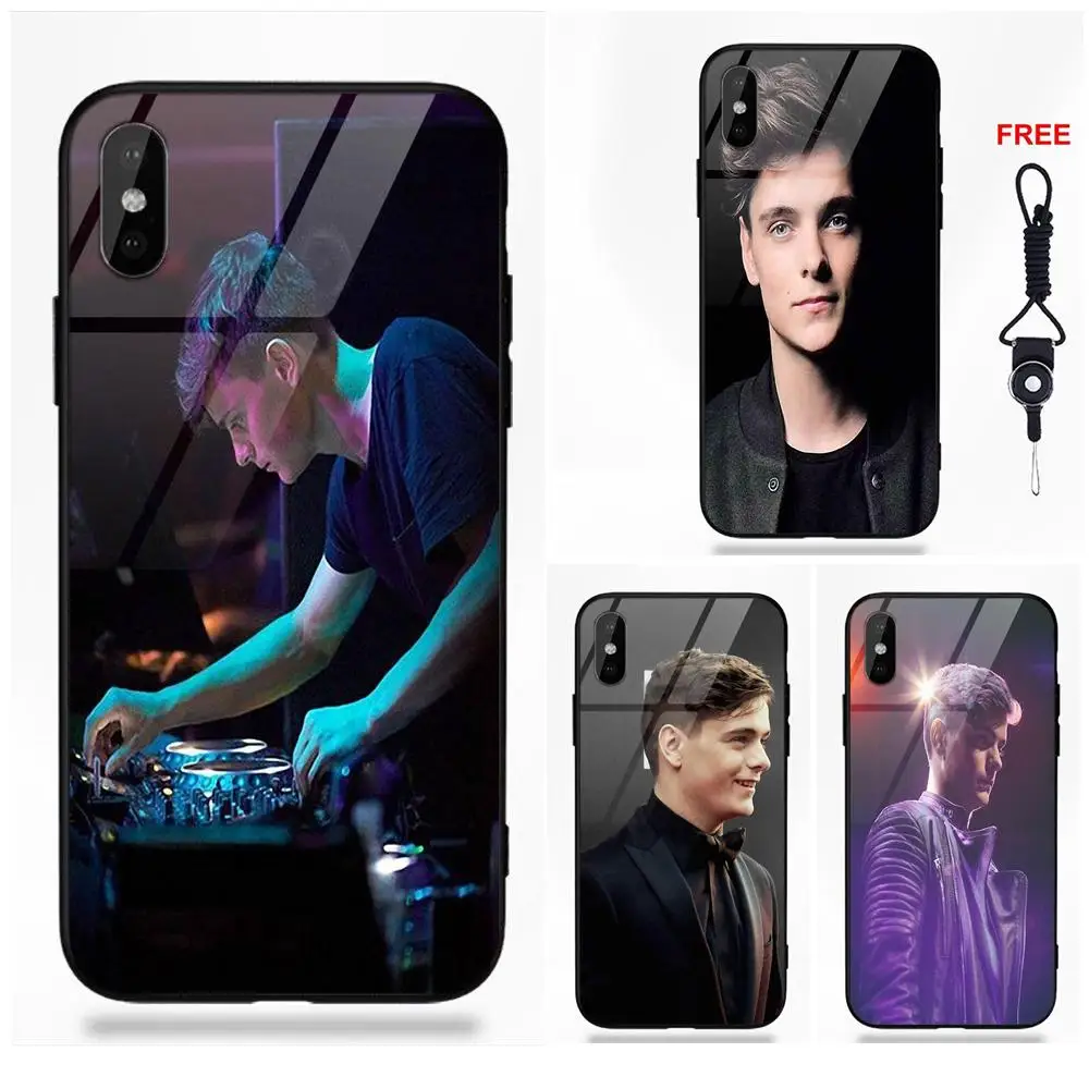 Для Apple IPhone X XS Max XR 5 5C 5S SE 6 6S 7 8 Plus Силиконовый ТПУ оправа закаленное стекло Coque Case Capa известный Мартин Гаррикс