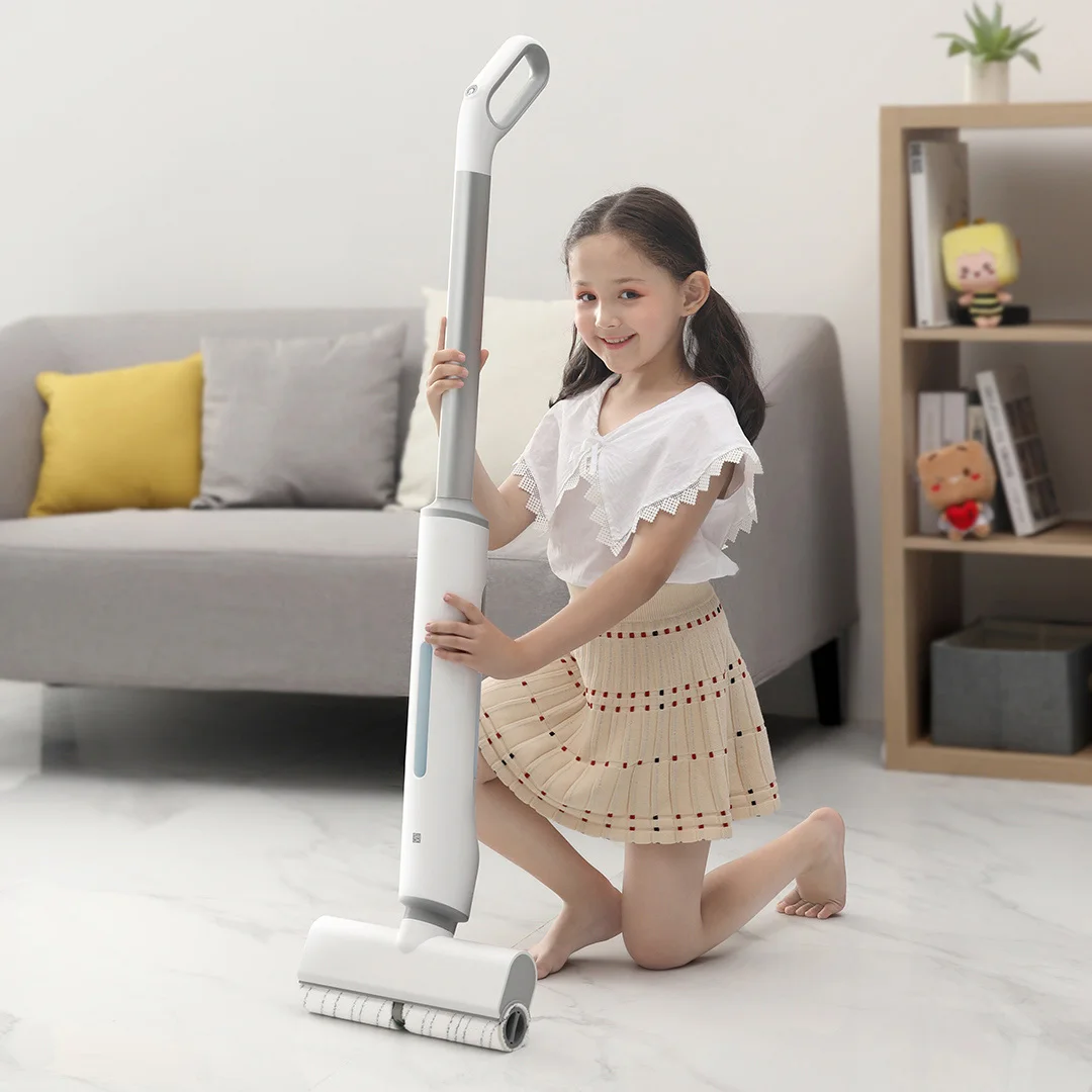 US $142.94 Xiaomi SWDK Wireless Electric Mop Wet And Dry Multifunctional Cleaner Integrated Water Tank Continuous Battery Life Scrubber
