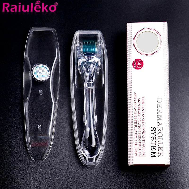 Drs 540 Derma Roller Microniddle Roller Per Capelli Titanio Dermaroller Microneedling Dr.Imp Pen Per Viso 0.2/0.25/0.3Mm Aghi