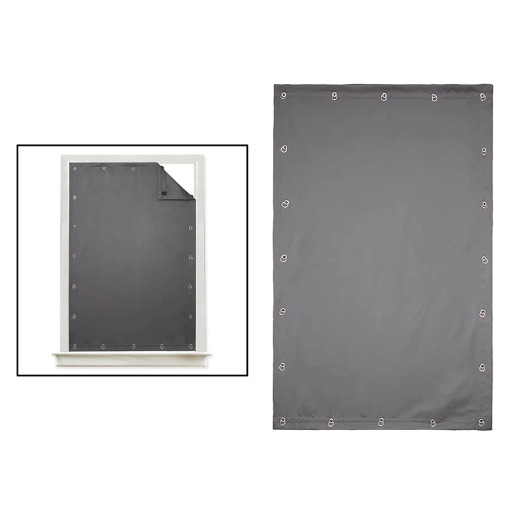 Blackout Blind Suction Cup Curtain for Bedroom Roof Windows Curtain Window Shade