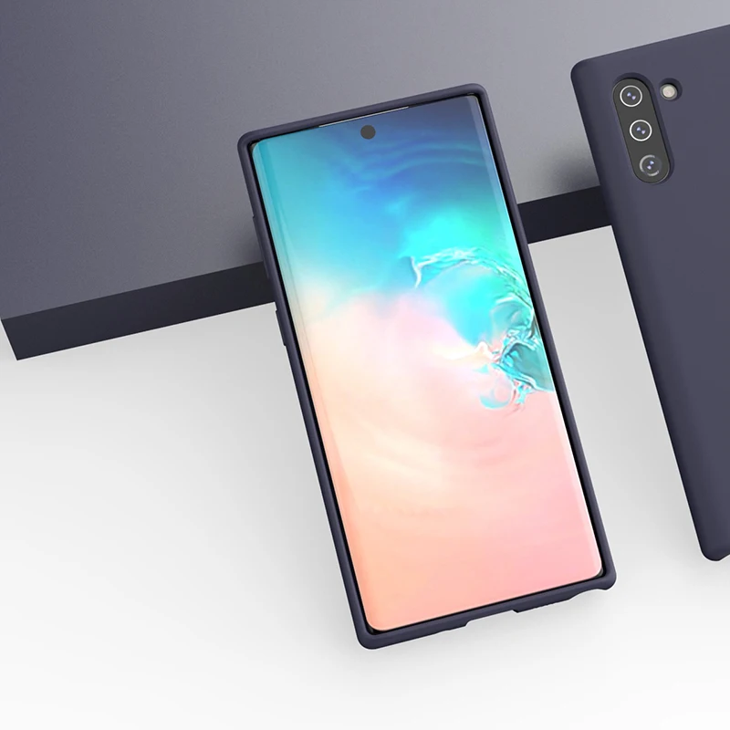 Мягкая ТПУ задняя крышка для samsung note 10/10pro конфетный силиконовый матовый чехол