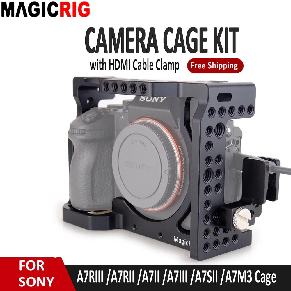 MAGICRIG DLSR Camera Cage Kit for  A7RIII /A7RII 