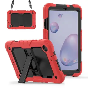 

Case for Samsung Galaxy Tab A 8.4 2020 SM-T307 T307 Heavy Duty Rugged Shockproof Cover Tab A 8.4 2020 in Kickstand+Neck Strap