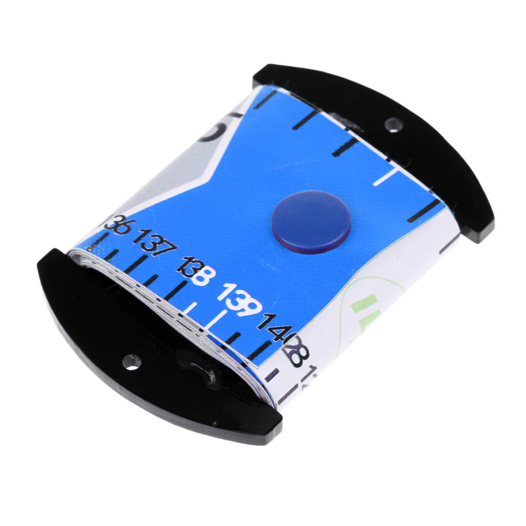 

2 Pieces Fishing Ruler Scale Fish Measurement Accurate Long Soft Tape Measure Tackle Blue