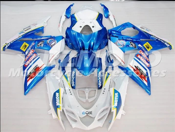 ACE наборы Новые для Suzuki GSXR1000 K9 2009 2010 впрыскивание, АБС-пластик мотоцикл обтекатель GSXR1000 K9 09 10 синий белый R40