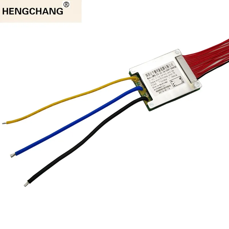 Высокое качество 16s bms 60v 15a bms 16 ячеек для электрического мотоцикла литиевая батарея 900w напряжение зарядки двигателя 67,2 v bms