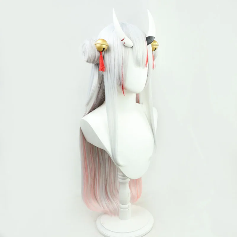 Tales of Zestiria the X Lailah White Pink Cosplay Wig