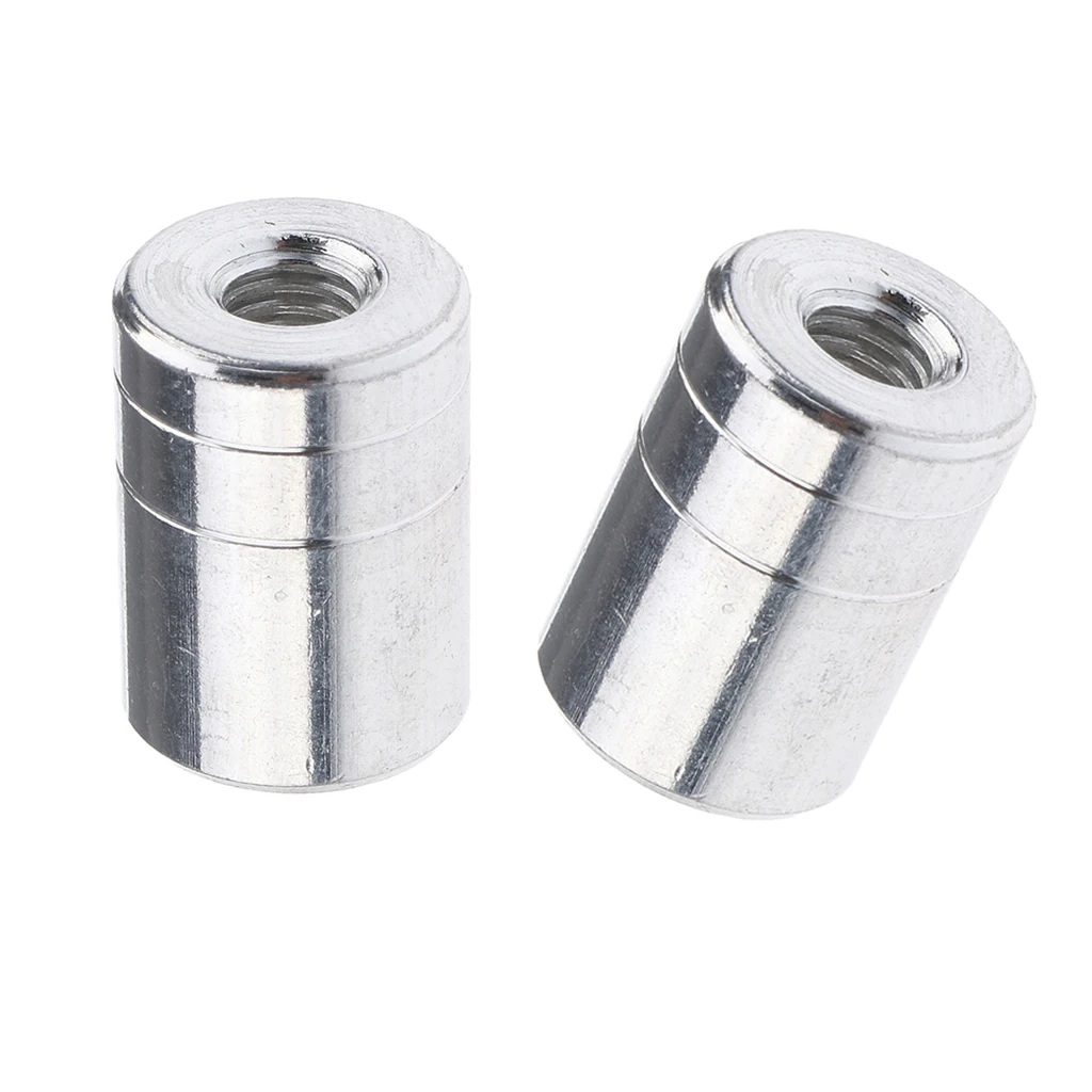 2Pcs Aluminum Internal Diameter Fishing Rod Pod Connector Net Head Adapter Quick Release Refit Parts for Landing Net 16mm