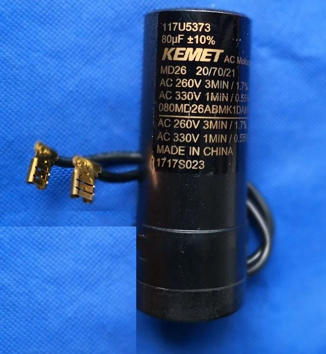 Capacitor 80uf117u5373 do Compressor de Danfoss do Motor de Arranque Capacitor Running 117u5373