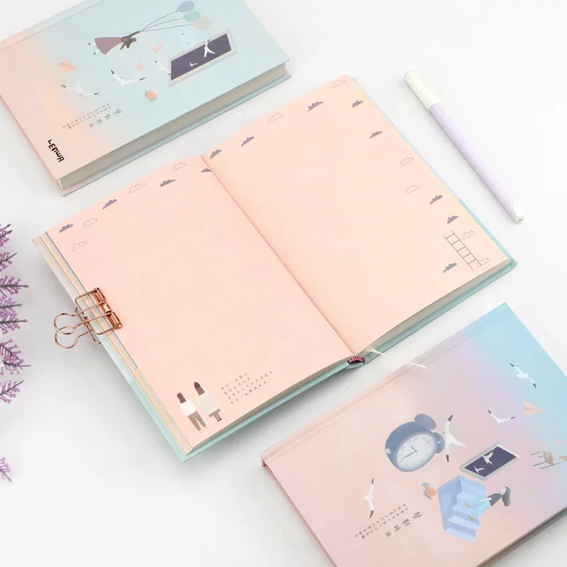 Канцелярские товары Fortune LEnWA Dream Don't Today ноутбук для девочек хипстерская серия Студенческая ручка книга иллюстрация блокнот