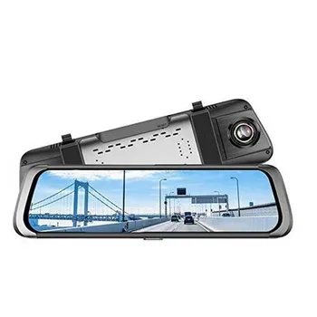 

10 Inch PressScreen 1080P Stream Media Dual Lens Full Hd Reverse Camera 140 Degree Wide Angle With Backup Camera G-Sensor Parkin