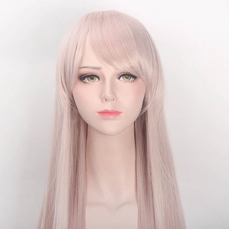 Игра Danganronpa V3: Killing Harmony Iruma Miu парики 100 см длинные прямые косплей парик для Аниме Костюм вечерние парики Хэллоуин Hiart