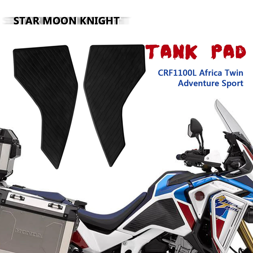 NEW Motorcycle Non-Slip Side Fuel Tank Stickers Waterproof Pad Rubber Sticker For Honda CRF1100L Africa Twin Adventure Sport