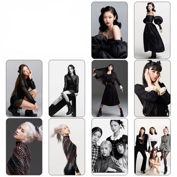 

BP Magaine October Poster Photo Card Sticker ID Card Bus Card Surface Protect Cover LISA JENNIE ROSE JISOO