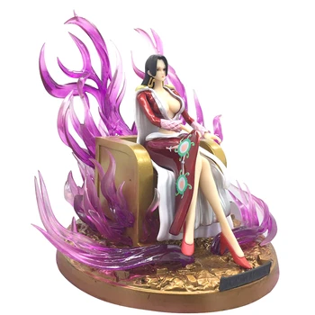 

One Piece GK Boa Hancock With Throne Anime Action Figure Model 18cm PVC Statue Collection Toy Desktop Decoration