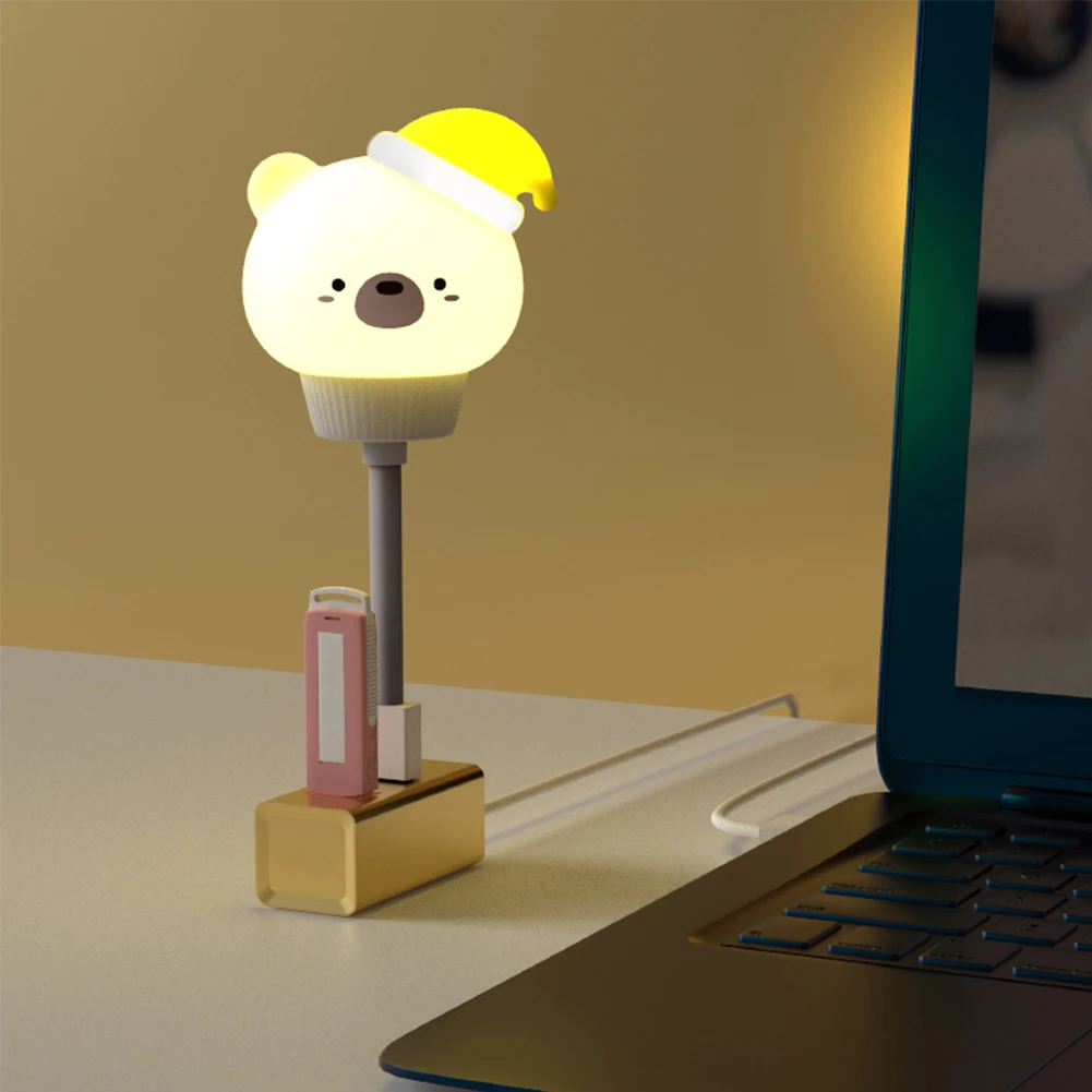 cat night light 2021 LED Chlidren USB Night Light Cute Cartoon Night Lamp Bear Remote Control for Baby Kid Bedroom Decor Bedside Lamp лампа член cat night light