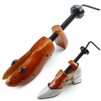

1 piece Adjustable Shoe Stretcher Expanded Code Wood Support Device Boot Of Leather Shoes High Heels Female Expansion