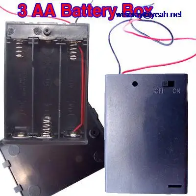 

DHL/EMS 100pcs ON OFF 4.5V Battery Box Switch FOR 3 AA Batteries-A8