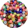 50pcs/Lot 8mm Resin Spacer Beads Round Loose Cat's Eye Beads For Jewelry Making DIY Bracelet Necklace Accessories ► Photo 2/6